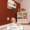 imagebabyGap by Delta Children Brannan Bear Bookcase with Bins BlushBlush