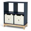 imagebabyGap by Delta Children Brannan Bear Bookcase with Bins BlushNavy