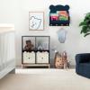 imagebabyGap by Delta Children Brannan Bear Wall Shelf with 4 Hooks BlushNavy