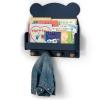 imagebabyGap by Delta Children Brannan Bear Wall Shelf with 4 Hooks BlushNavy