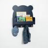 imagebabyGap by Delta Children Brannan Bear Wall Shelf with 4 Hooks BlushNavy
