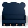 imagebabyGap by Delta Children Brannan Bear Wall Shelf with 4 Hooks BlushNavy