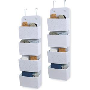 imageDelta Children GAP babyGap 2Pack Over the Door Storage Organizer with 4 Pockets TanBlue