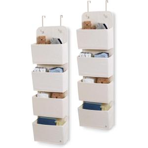 imageDelta Children GAP babyGap 2Pack Over the Door Storage Organizer with 4 Pockets TanTan