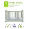 imageDelta Children babyGap Liam 4in1 Convertible Crib Greenguard Gold Certified  Converts to Toddler Bed Daybed Sofa  3 Adjustable Heights  Easy to Assemble Wooden Crib BlackNaturalSage GreenNatural