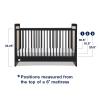 imageDelta Children babyGap Liam 4in1 Convertible Crib Greenguard Gold Certified  Converts to Toddler Bed Daybed Sofa  3 Adjustable Heights  Easy to Assemble Wooden Crib BlackNaturalBlackNatural