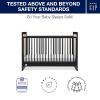 imageDelta Children babyGap Liam 4in1 Convertible Crib Greenguard Gold Certified  Converts to Toddler Bed Daybed Sofa  3 Adjustable Heights  Easy to Assemble Wooden Crib BlackNaturalBlackNatural