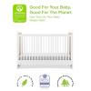 imageDelta Children babyGap Liam 4in1 Convertible Crib Greenguard Gold Certified  Converts to Toddler Bed Daybed Sofa  3 Adjustable Heights  Easy to Assemble Wooden Crib BlackNaturalBianca WhiteNatural