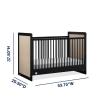imageDelta Children babyGap Liam 4in1 Convertible Crib Greenguard Gold Certified  Converts to Toddler Bed Daybed Sofa  3 Adjustable Heights  Easy to Assemble Wooden Crib BlackNaturalBlackNatural