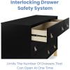 imageGAP babyGap Legacy 6 Drawer Dresser with Leather Pulls and Interlocking Drawers  Greenguard Gold Certified Bianca WhiteNaturalEbonyNatural
