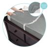 imageDisney Winnie The Pooh Contoured Changing Pad with Plush Cover by Delta Children  Machine Washable Cover and Waterproof Outer Layer Grey