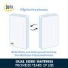 imageDelta Children Serta SleepTrue Mini Crib Mattress Premium Sustainably Sourced Fiber Core Hypoallergenic ampamp Waterproof Cover Greenguard Gold Certified  Made in USA White38x24x4 Inch Pack of 1