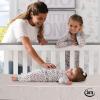 imageDelta Children Serta SleepTrue Mini Crib Mattress Premium Sustainably Sourced Fiber Core Hypoallergenic ampamp Waterproof Cover Greenguard Gold Certified  Made in USA White38x24x4 Inch Pack of 1