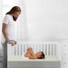 imageDelta Children Twinkle Stars Breathable 4inch Mini Crib Mattress with RemovableMachine Washable Cover  GREENGUARD Gold  Waterproof  Sustainably Sourced Core Fiber Core GreenGreen