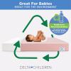 imageDelta Children Twinkle Stars Crib and Toddler Mattress with Breathable Removable MachineWashable Cover  GREENGUARD Gold  Waterproof Baby Bed  Sustainably Sourced Fiber Core  52Lx275W PinkPink