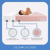 imageDelta Children Twinkle Stars Crib and Toddler Mattress with Breathable Removable MachineWashable Cover  GREENGUARD Gold  Waterproof Baby Bed  Sustainably Sourced Fiber Core  52Lx275W PinkPink