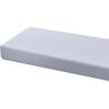 imageSimmons Kids Quiet Nights Breathable 4inch Mini Crib Mattress with RemovableMachine Washable Cover  GREENGUARD Gold  Waterproof  Sustainably Sourced Core Fiber Core BlueFull Size Crib Mattress