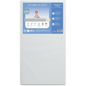 imageDelta Children Twinkle Stars Limited Premium Recycled Fiber Core Crib and Toddler Mattress  Waterproof Cover  GREENGUARD Gold Certified  Trusted 7 Year Warranty  Made in USA
