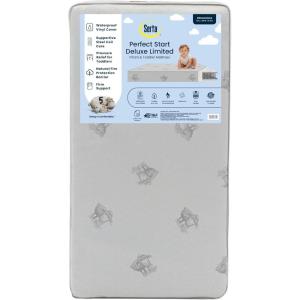 imageSerta Perfect Start Limited Dual Sided Baby Crib Mattress and Toddler Mattress Breathable Fiber Core GREENGUARD Gold Certified Waterproof 7 Year Warranty Made in USADeluxe Limited Mattress