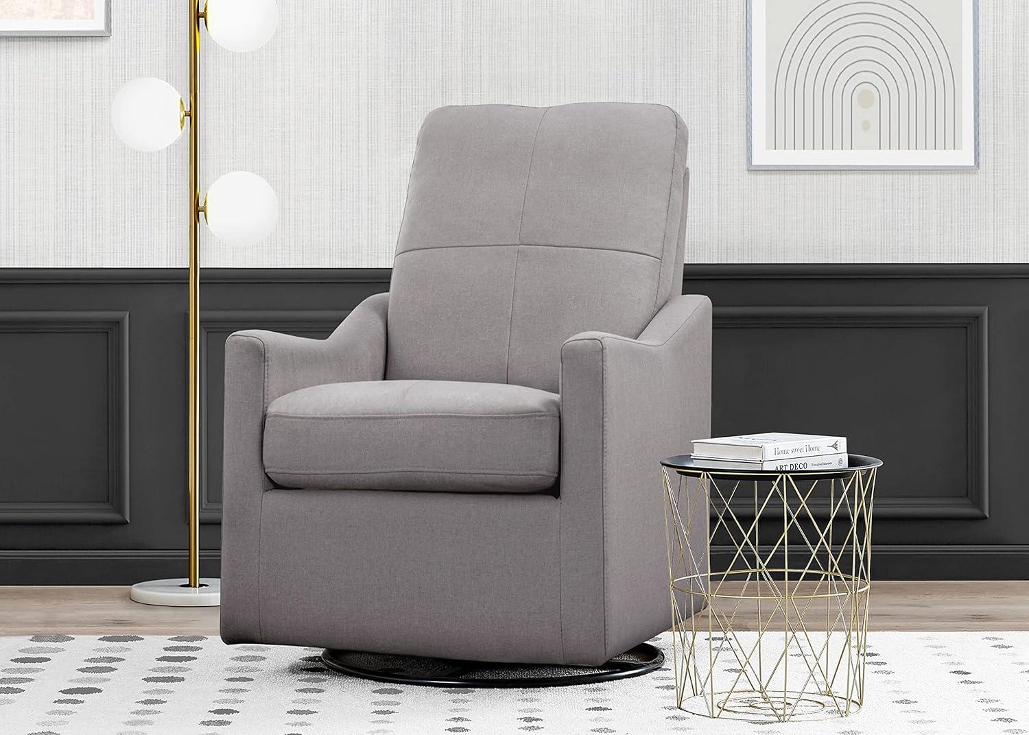 imageDelta Children Kenwood Glider Swivel Rocker Chair French GreyFrench Grey