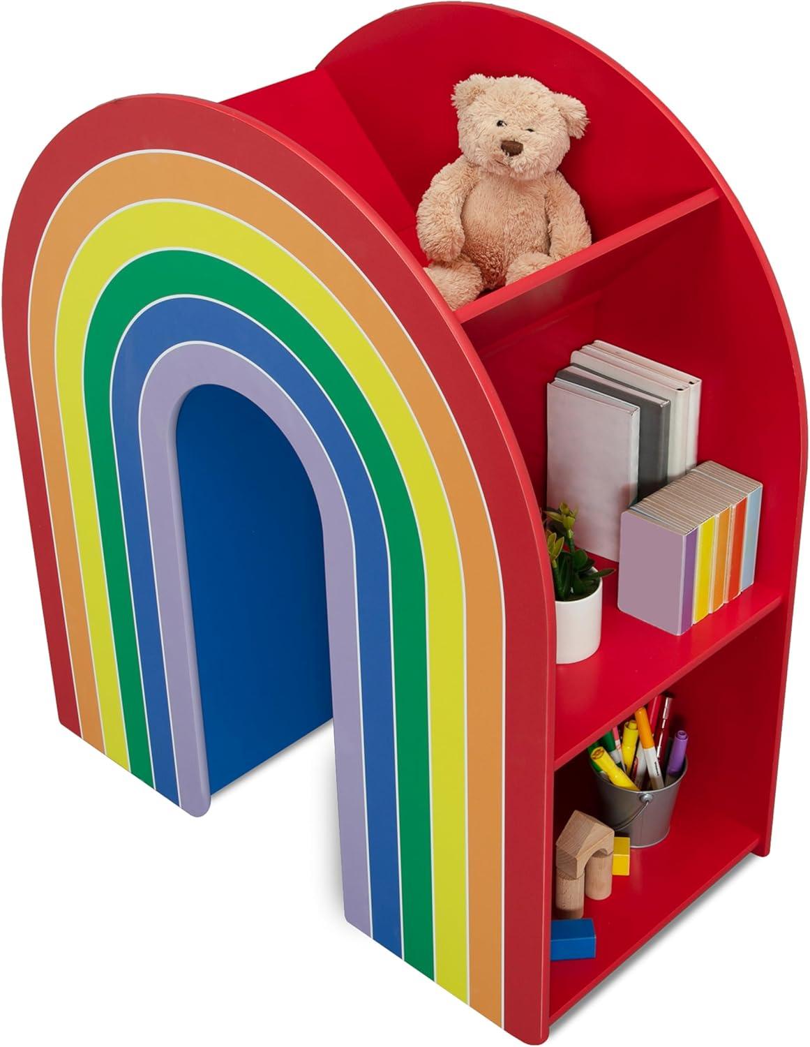 imageDelta Children Tree Bookcase  Greenguard Gold Certified Fern GreenCrafted NaturalRainbow
