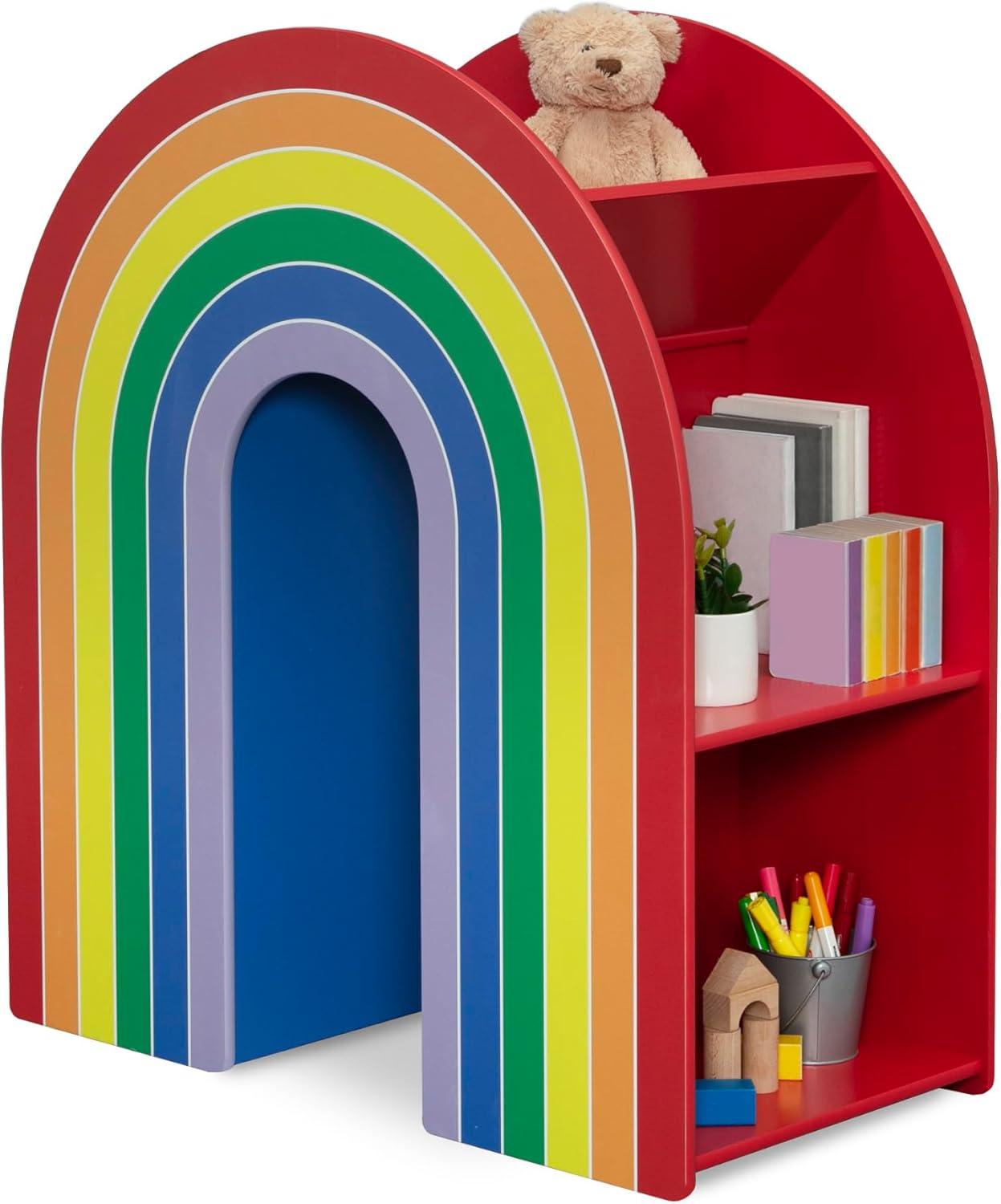 imageDelta Children Tree Bookcase  Greenguard Gold Certified Fern GreenCrafted NaturalRainbow