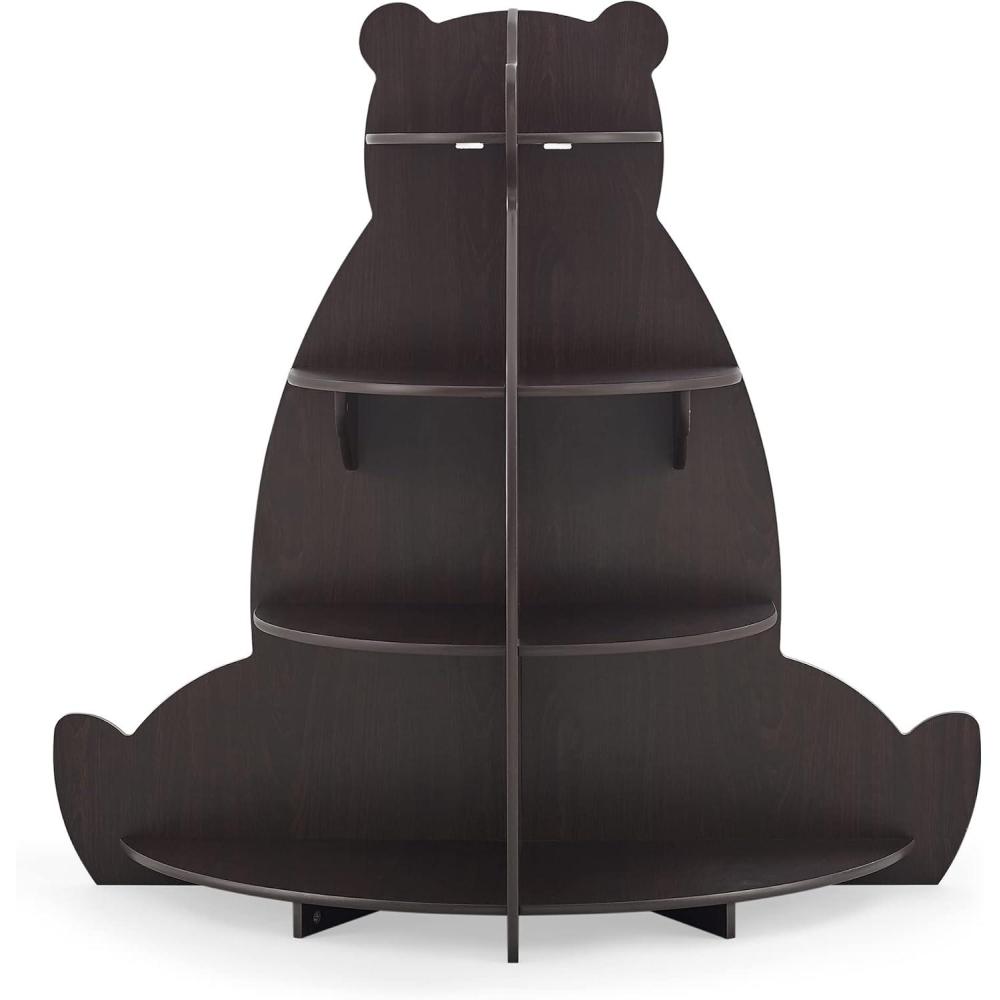 imageDelta Children Bear Bookcase  Greenguard Gold Certified Crafted WalnutBear