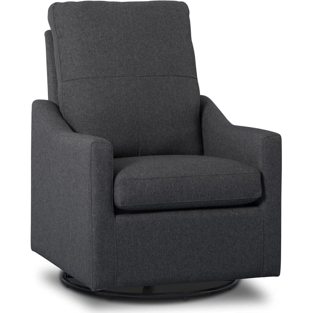 imageDelta Children Kenwood Glider Swivel Rocker Chair French GreyDark Grey