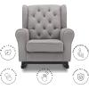 imageDelta Children Emma Upholstered Rocking ChairWood Dove GreyDove Grey