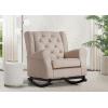 imageDelta Children Emma Upholstered Rocking ChairWood Dove GreyEcru
