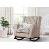 imageDelta Children Emma Upholstered Rocking ChairWood Dove GreyEcru
