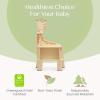 imageDelta Children Tree Bookcase  Greenguard Gold Certified Fern GreenCrafted NaturalGiraffe