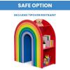 imageDelta Children Tree Bookcase  Greenguard Gold Certified Fern GreenCrafted NaturalRainbow
