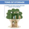 imageDelta Children Tree Bookcase  Greenguard Gold Certified Fern GreenCrafted NaturalTree