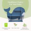 imageDelta Children Tree Bookcase  Greenguard Gold Certified Fern GreenCrafted NaturalWhale