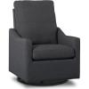imageDelta Children Kenwood Glider Swivel Rocker Chair French GreyDark Grey