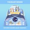 imageDelta Children  CoComelon 4Piece Toddler RoominaBox Set  Includes Sleep and Play Toddler Bed Table 1 Chair and Fabric Toy Box GreenBluey