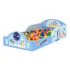 imageDelta Children  CoComelon 4Piece Toddler RoominaBox Set  Includes Sleep and Play Toddler Bed Table 1 Chair and Fabric Toy Box GreenBluey