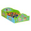 imageDelta Children  CoComelon 4Piece Toddler RoominaBox Set  Includes Sleep and Play Toddler Bed Table 1 Chair and Fabric Toy Box GreenCocomelon