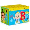 imageDelta Children  CoComelon 4Piece Toddler RoominaBox Set  Includes Sleep and Play Toddler Bed Table 1 Chair and Fabric Toy Box GreenCocomelon