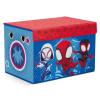 imageDelta Children  CoComelon 4Piece Toddler RoominaBox Set  Includes Sleep and Play Toddler Bed Table 1 Chair and Fabric Toy Box GreenMarvel Spidey and His Amazing Friends
