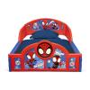 imageDelta Children  CoComelon 4Piece Toddler RoominaBox Set  Includes Sleep and Play Toddler Bed Table 1 Chair and Fabric Toy Box GreenMarvel Spidey and His Amazing Friends