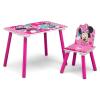 imageDelta Children  CoComelon 4Piece Toddler RoominaBox Set  Includes Sleep and Play Toddler Bed Table 1 Chair and Fabric Toy Box GreenMinnie Mouse