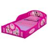 imageDelta Children  CoComelon 4Piece Toddler RoominaBox Set  Includes Sleep and Play Toddler Bed Table 1 Chair and Fabric Toy Box GreenMinnie Mouse