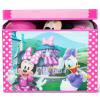 imageDelta Children  CoComelon 4Piece Toddler RoominaBox Set  Includes Sleep and Play Toddler Bed Table 1 Chair and Fabric Toy Box GreenMinnie Mouse