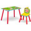 imageDelta Children CoComelon 3Piece Toddler Playroom Set  Includes Table Chair and Toy Box GreenCocomelon