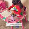imageDelta Children CoComelon 3Piece Toddler Playroom Set  Includes Table Chair and Toy Box GreenMinnie Mouse