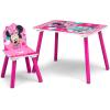 imageDelta Children CoComelon 3Piece Toddler Playroom Set  Includes Table Chair and Toy Box GreenMinnie Mouse