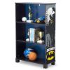 imageDelta Children Deluxe 3Shelf Bookcase  Ideal for Books Homeschooling ampamp More DC Comics Batman  Greenguard Gold Certified Decor