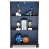 imageDelta Children Deluxe 3Shelf Bookcase  Ideal for Books Homeschooling ampamp More DC Comics Batman  Greenguard Gold Certified Decor